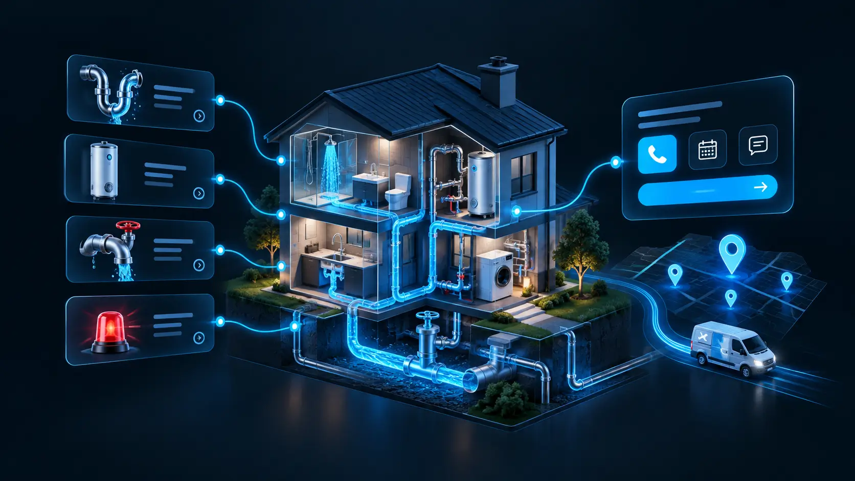 Web design service for plumbing companies