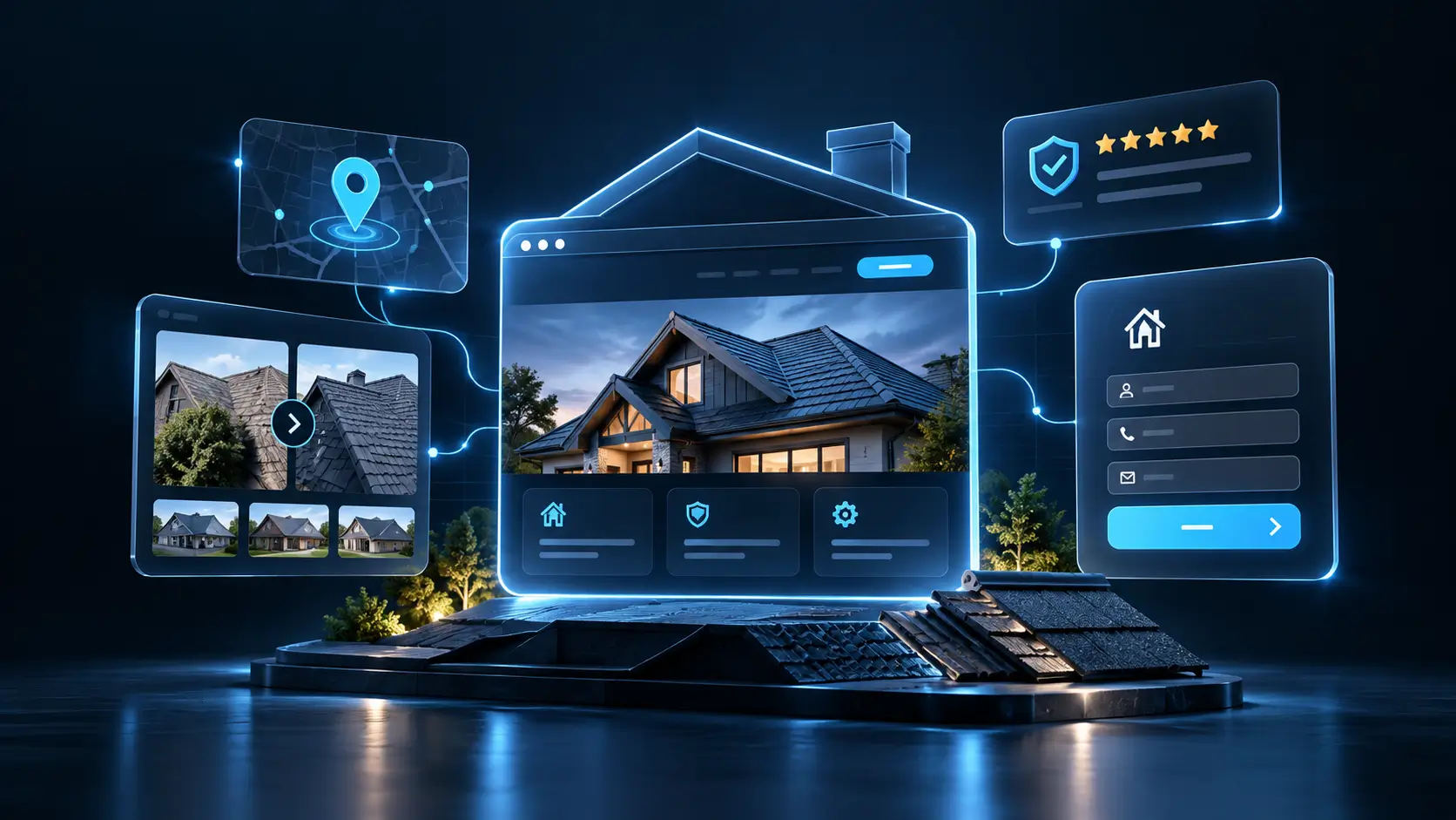 Web design for roofing companies